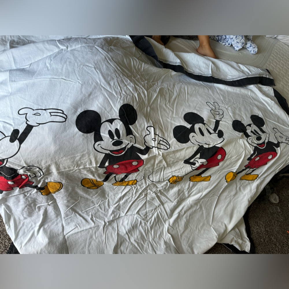 Mickey Mouse shower curtain